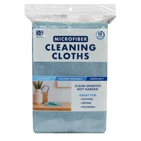 VIKING Schroeder & Tremayne Microfiber Cleaning Cloth 12 in. W X 16 in. L 12 pk 239900